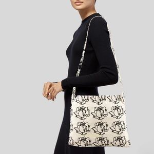 Freda Salvador Printed Canvas Tote Bag